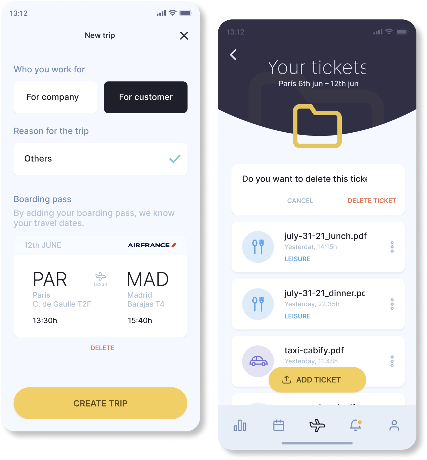 Captura de pantalla de WP Travel - Gestión de viajes corporativos